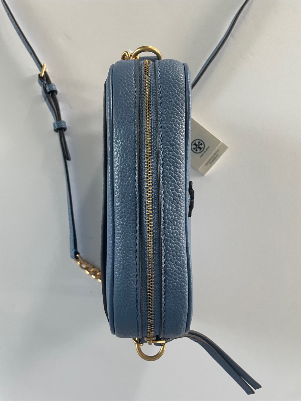 NWT Tory Burch McGraw Camera Bag Crossbody Pebbled Leather - Picture 12 of 12